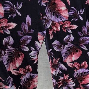 Floral Black and Pink Women's Jumpsuit